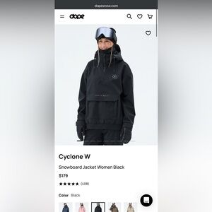 Dope cyclone snow jacket